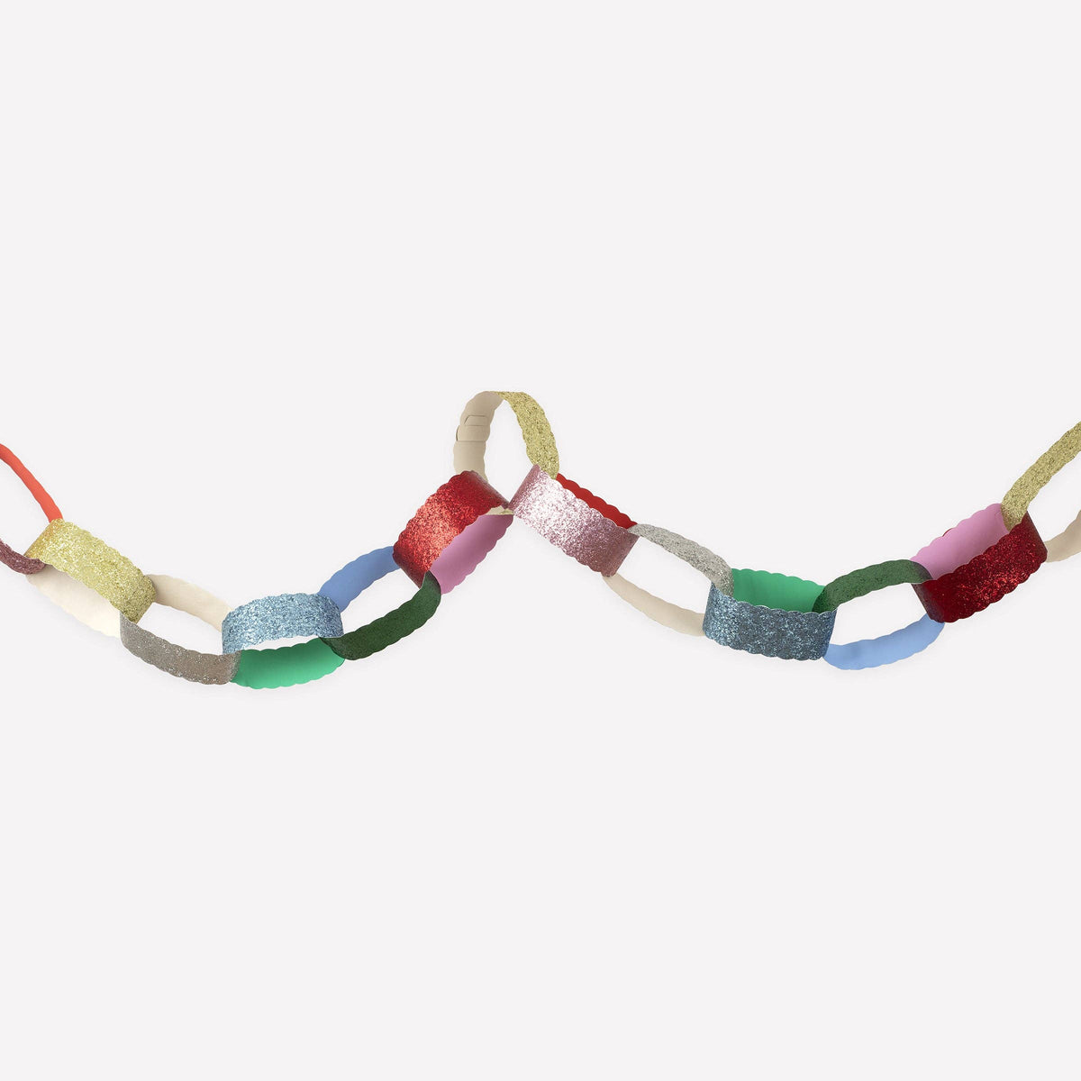 Giant Glitter Paper Chains Set