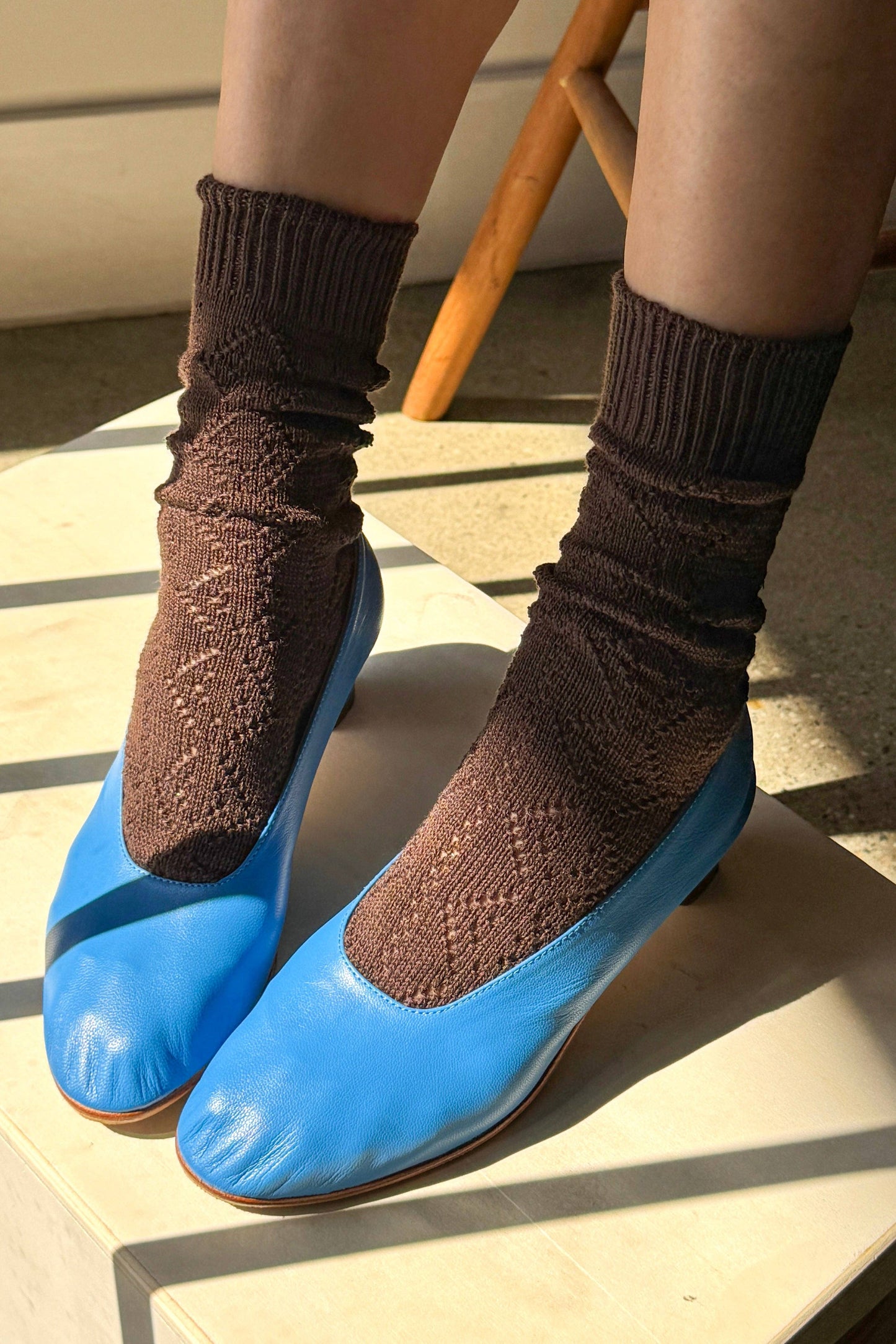 Pre- order Modal Eyelet Socks By Le Bon Shoppe