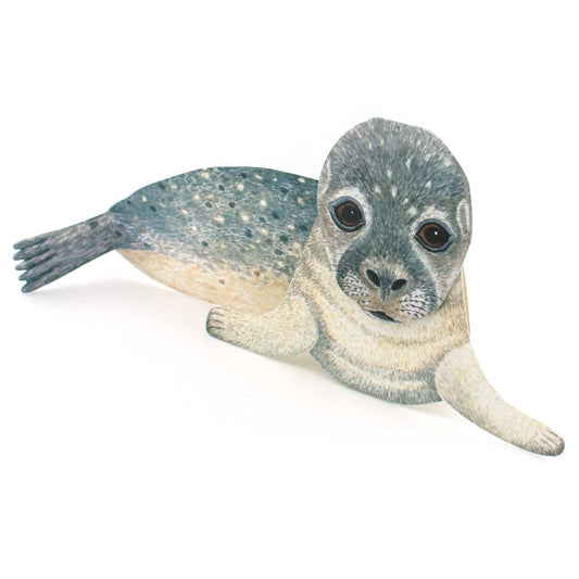 3D animal card seal