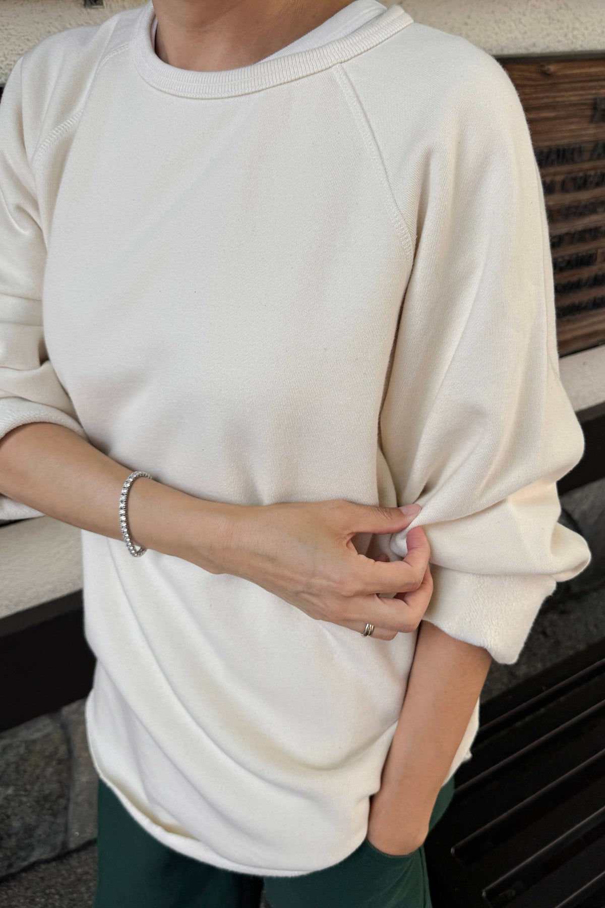 Pre-order French Terry Raglan Tee  by Le bon Shoppe +(colors)