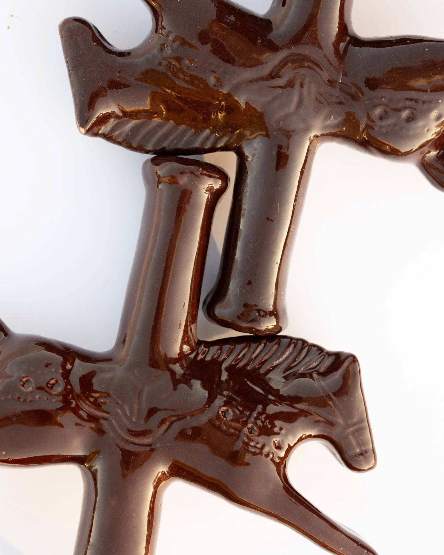 Pre- Order Dala Horse Candlestick Holder | Dark Chocolate