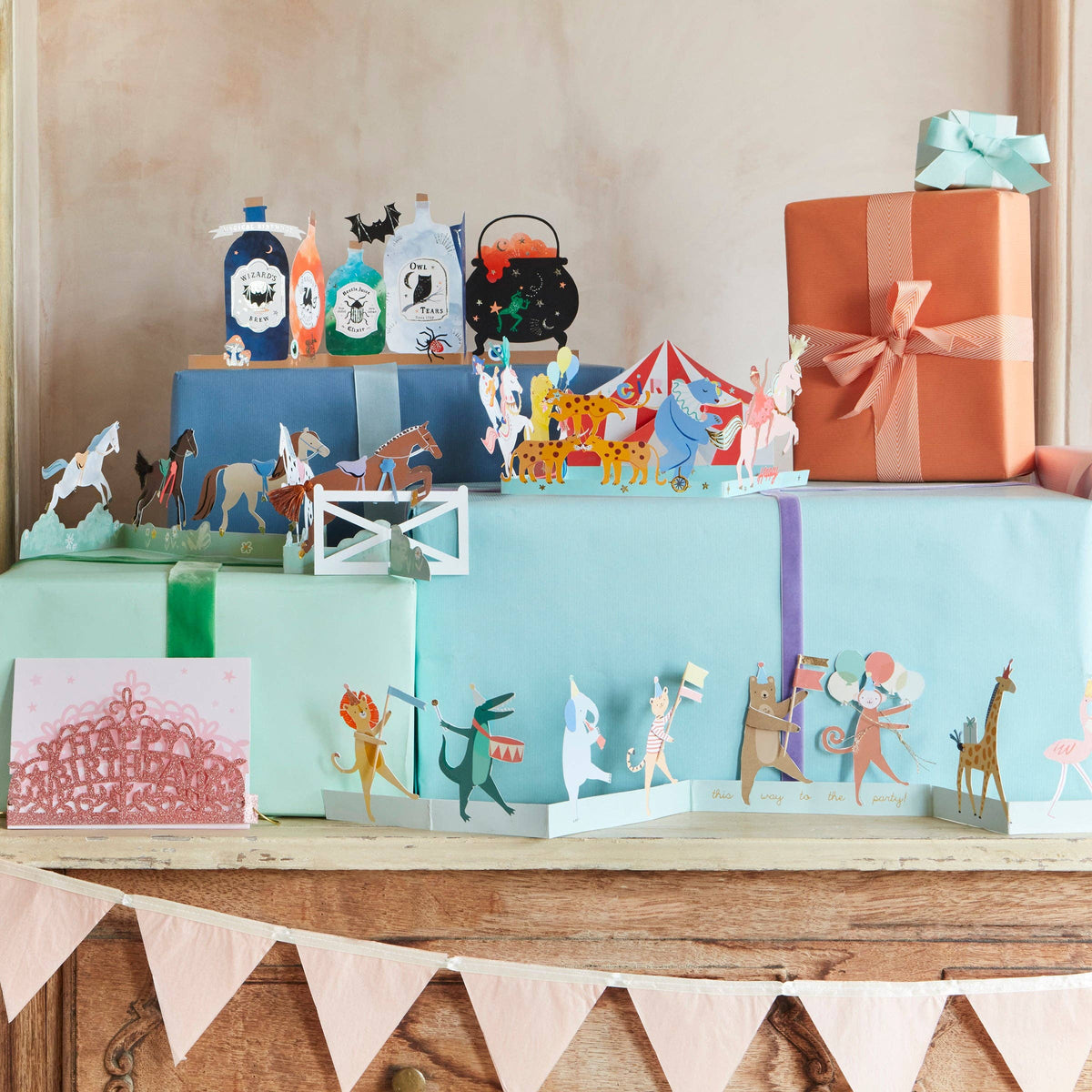 Potion Bottles Birthday Card