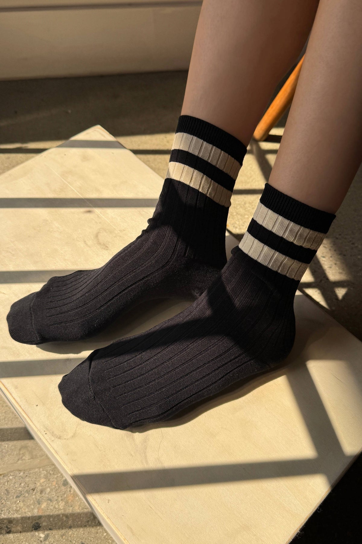 Her Varsity Socks by Le Bon Shoppe