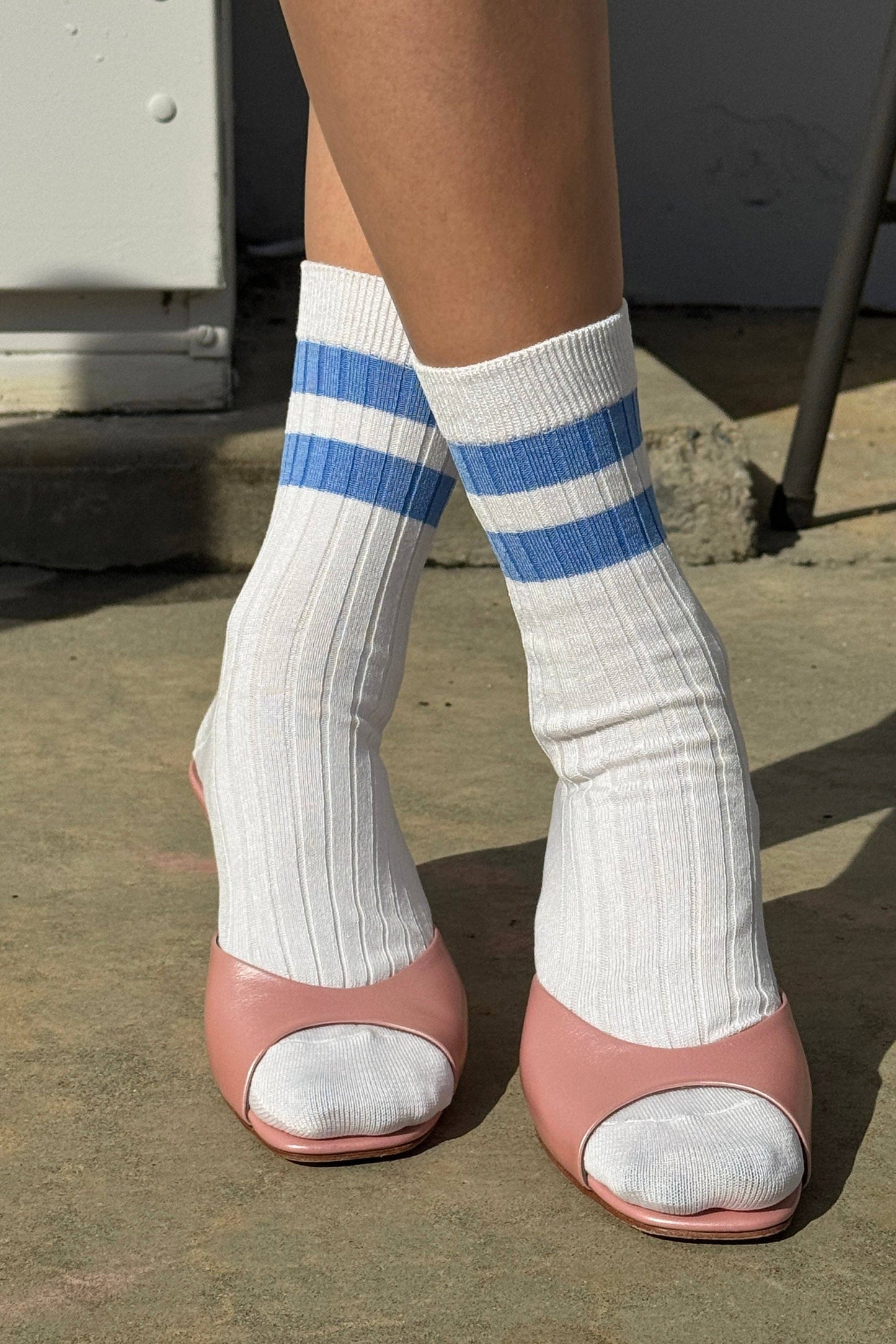 Her Varsity Socks by Le Bon Shoppe